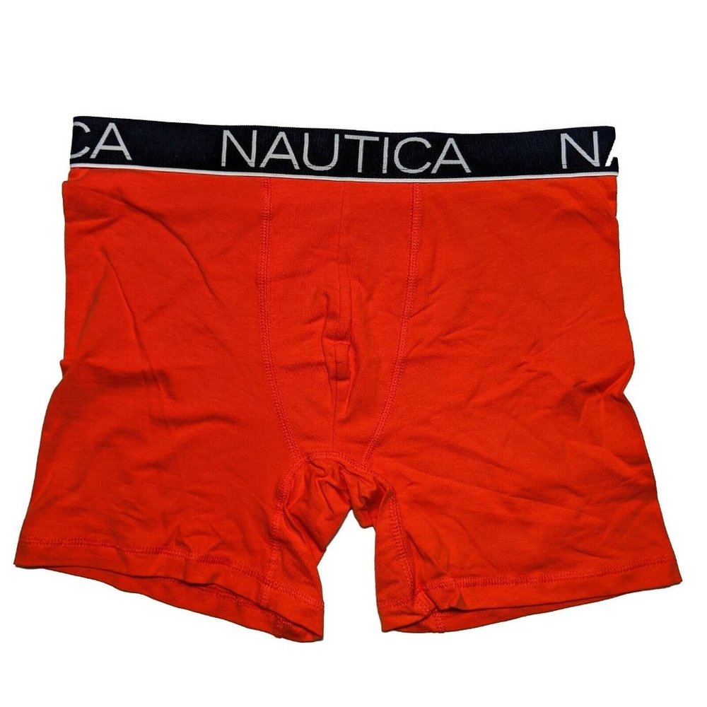 Nautica Men's Cotton Boxer Brief Size M Underwear NWOT